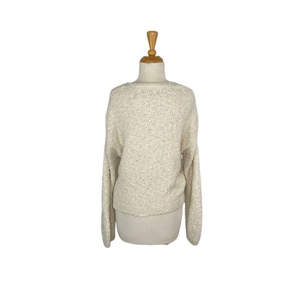 Sanctuary S Ivory Cardigan Sweater Cropped Boho Cottagecore Lagenlook Fits M L - Picture 3 of 9